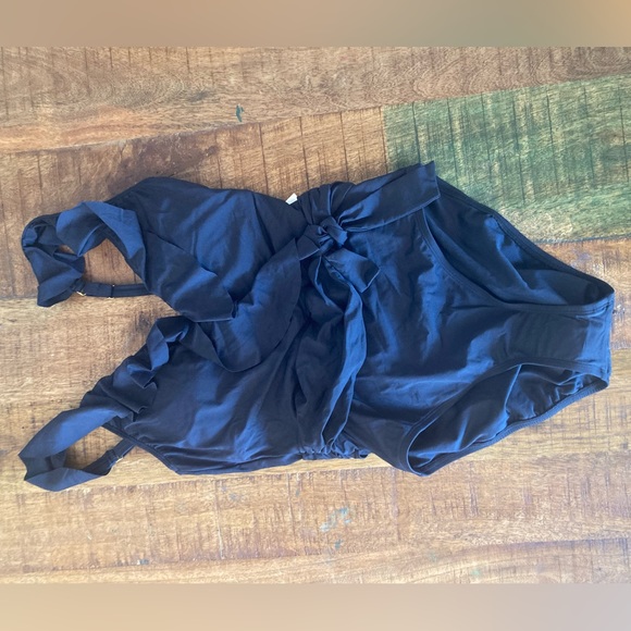 Bleu by Rod Beattie Rufflicious Ruffle Surplice Mio Swimsuit - Picture 4 of 6